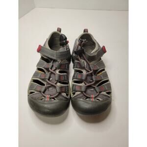 Keen Newport H2 Boys Sandals‎ Gray Red Size 12